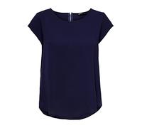 ONLY ONLVIC S/S Solid Top Noos PTM T-Shirt, Bleu Nuit Dark, 38 Femme