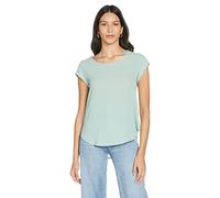 ONLY Onlvic S/S Solid Top Noos Wvn T-Shirt Coupe droite, Blue Surf, 36 Femme