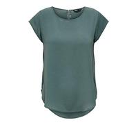 ONLY Onlvic S/S Solid Top Noos Wvn T-Shirt Coupe droite, Grün (Balsam Green Balsam Green), 44 Femme