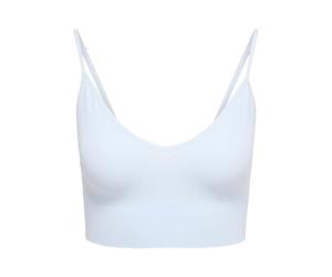 ONLY Onlvicky Rib Seamless Vneck Top Noos Acc Débardeur Basique avec Fines Bretelles et Taille élastique Femme (Lot de 1)
