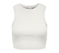 Only Onlvilma S/L Cropped Débardeur Jrs Noos T-shirt et hauts, Femme, Cloud Dancer, L