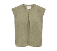 ONLY Onlvita Teddy Vest PNT CS, Beige foncé, S