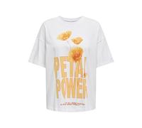 ONLY Onlvivvi Life S/S Lovely Top Box JRS, Blanc éclatant., XL