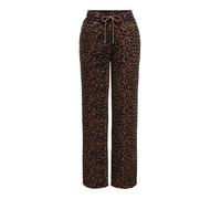 ONLY Onlvoice AOP Leo Pants SWT, Chocolat, XL Femmes