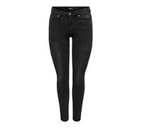 ONLY ONLWauw Life Mid Femme Jean Noir W32L30
