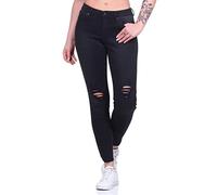 ONLY ONLWauw Life Mid Femme Jean Noir W32L30