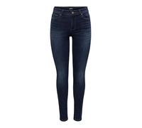 ONLY ONLWAUW Mid SK DNM BJ581 Noos Jeans, Dark Blue Denim, XL/30 aux Femmes