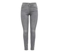 ONLY Onlwauw Mid Waist SK DNM PIM Jeans, Dark Grey Denim, M / 32L Femmes