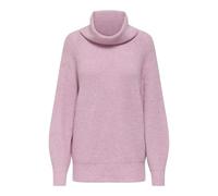 ONLY Onlwhitney Ls KNT Pull Ample à col roulé pour Femme, Mauve Mist, S