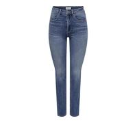 ONLY Onlwillow Hw Slim DNM Gua654 Jeans, Denim Bleu foncé, 28W x 30L Femme