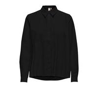 ONLY Onlwillow Ls Plisse Shirt WVN Chemise, Noir, L Femme