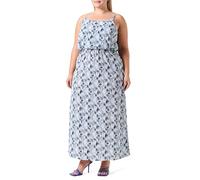 ONLY Onlwinner S/L Maxi Dress Noos Ptm Robe, Bleu, 46 Femmes