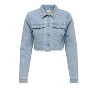 ONLY Veste en jean coupe courte ONLWONDER bleu clair | XL