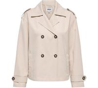 ONLY ONLY Beige Classic Short Trench Coat