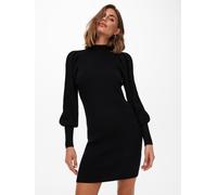 ONLY ONLY Black Puff Sleeve Knitted Jumper Dress Black XL 16