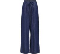 ONLY ONLY Blue Draw String Wide Leg Chamray Trousers