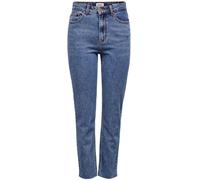 ONLY ONLY Blue Emily High Waist Straight Leg Jeans