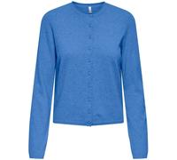 ONLY ONLY Blue Long Sleeve O-Neck Button Through Cardigan