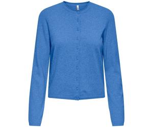 ONLY ONLY Blue Long Sleeve O-Neck Button Through Cardigan