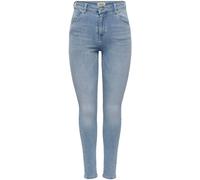 ONLY ONLY Blue Mid Rise Push Up Skinny Jeans