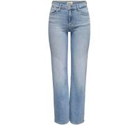 ONLY ONLY Blue Mid Waist Straight Leg With Super Stretch Jeans