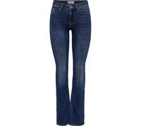 ONLY ONLY Blue Super Stretch Mid Waist Flared Jeans