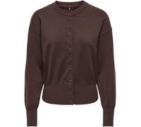 ONLY ONLY Brown Button Through Round Neck Cardigan