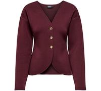 ONLY ONLY Brown Fitted Jewel Button Cardigan