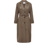 ONLY ONLY Brown Long Trench Coat