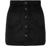 ONLY ONLY Corudroy Button Through Short Skirt Noir FR 38 (EU 36)