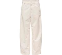 ONLY ONLY Cream Barrel Leg Chino Pants