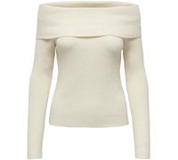 ONLY ONLY Cream Off Shoulder Bardot Knitted Jumper