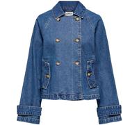 ONLY ONLY Denim Short Trench Coat Bleu EU 34 (UK 6)