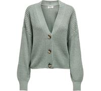 ONLY ONLY Green Ribbed Cardigan