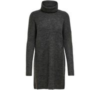 ONLY ONLY Grey Long Sleeve Knitted Cowl Neck Midi Dress Grey EU 38 (UK 10)