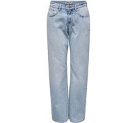 ONLY ONLY Light Blue Mid Waist Straight Fit Jeans