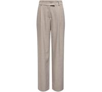 ONLY ONLY Natural High Waist Straight Leg Tailored Trousers