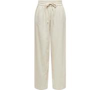 ONLY ONLY Natural Loose Drawstring 100% Cotton Trousers