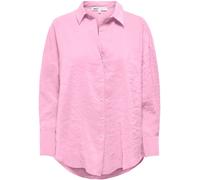 ONLY ONLY Pink Loose Fit Button Through Shirt Pink EU 44 (UK 16)