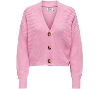 ONLY ONLY Pink Ribbed Cardigan