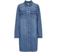 ONLY ONLY Robe chemise en jean à manches longues Bleu EU 44 (UK 16)