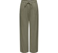 only ONLY Straight Fit Linen Blend Trousers vert FR 40 (EU 38)