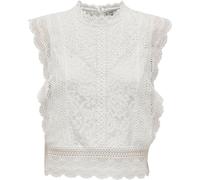 ONLY ONLY White Sleeveless Lace Top