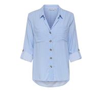 ONLY Onlyasmin Shirt L/S WVN Noos Chemise à Manches Longues et Coupe Standard pour Un Usage Quotidien, Serenity, M Femmes