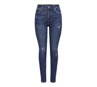 ONLY ONLYMILA HW SK ANK BJ374 Noos Pantalon, Dark Blue Denim, 29/"30 Femme
