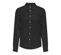 ONLY Onlzeke L/S Stud Shirt WVN, Noir, L Femmes