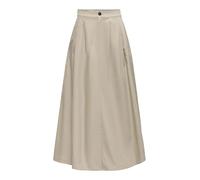 ONLY Onlzora Hw Long Pleat Skirt PNT Jupe Longue plissée, Beige, XS Femmes