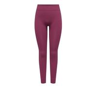 ONLY Onpjaia Life Hw Seam Collant Noos pour Femme, Bordeaux, M-L