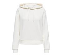 ONLY Onplounge Life Hood Ls SWT Noos, Cloud Dancer, M Femme
