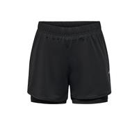 ONLY Onpmila-2 Noos Short Ample Sport, Noir, L Femme